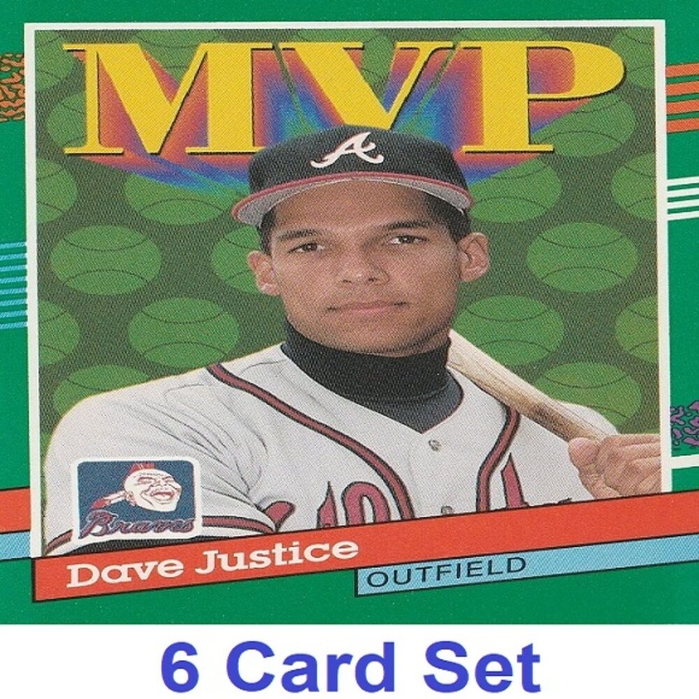 Dave Justice MLB Card Collection